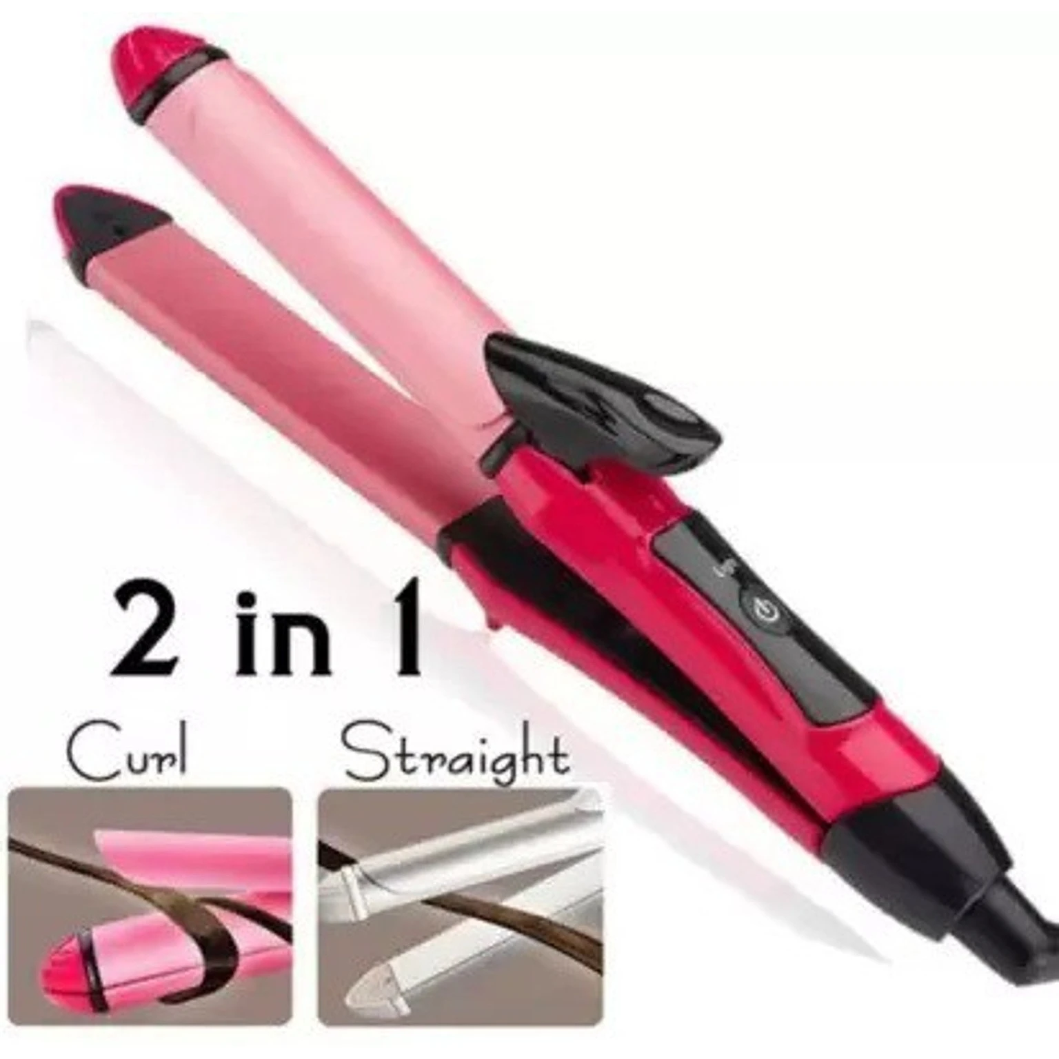 2 IN 1 STRAIGHTNER CURLER
