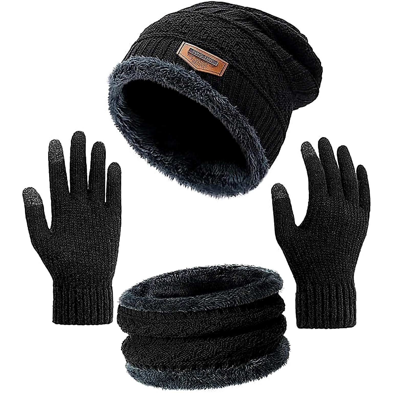 WINTER CAP WITH GLOVES AND MASK